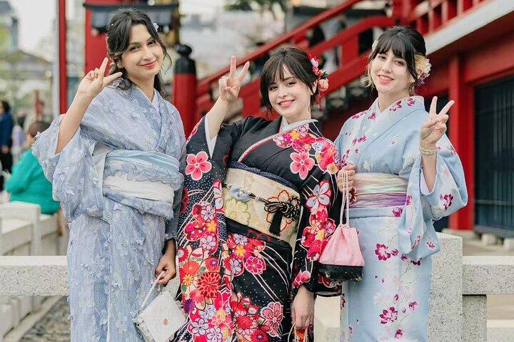 Kimono Dress experience in Asakusa