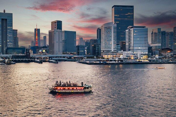 Tokyo Yakatabune Dinner Cruise:Sukiyaki, Show&Tokyo Tower Option