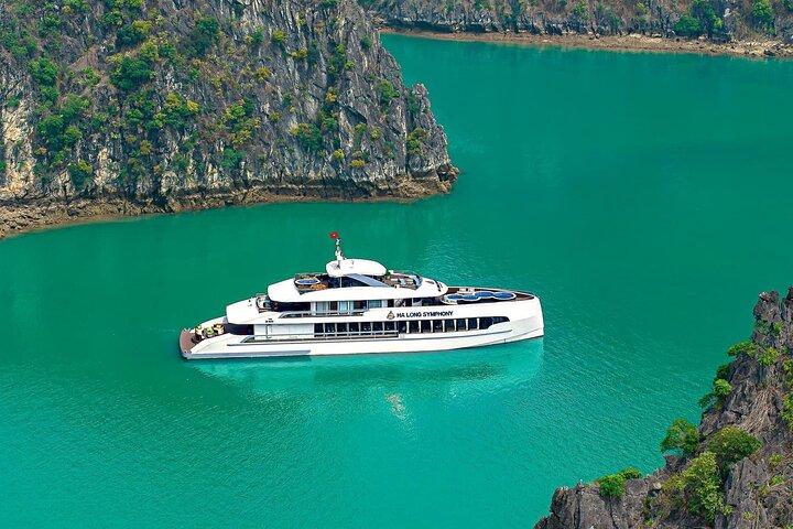 Ha Long Bay Symphony Luxury Day Cruise with Tasty Lunch