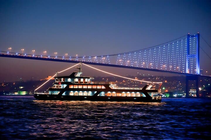 Istanbul New Years Eve 2027 Dinner and Party Cruise on Bosphorus