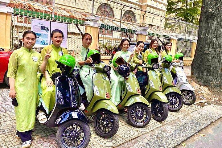 Saigon: City Unseen Highlights 2h Tour | Opt: Ao Dai Riders