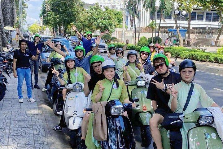 Saigon: City Unseen Highlights 2h Tour | Opt: Ao Dai Riders