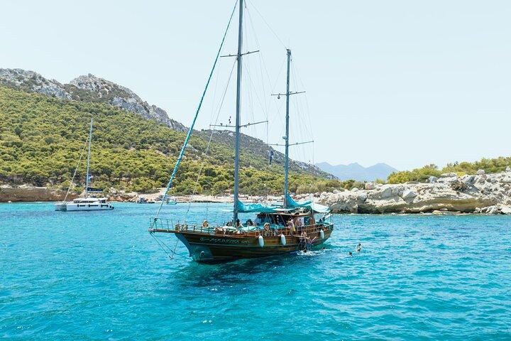 Agistri Moni and Aegina Sailing Yacht Cruise