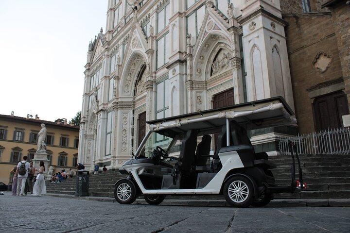Florence Private Golf Cart Tour Art Tuscan Landscapes and Wine