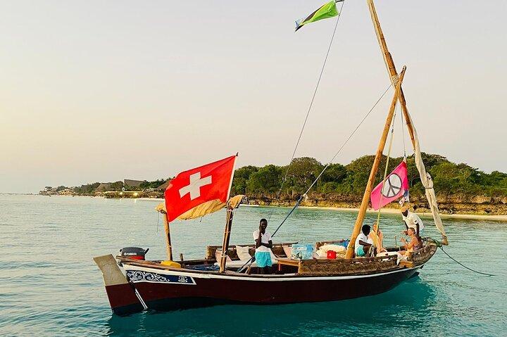 Exclusive Private Sunset Dhow Sailing Tour in North Zanzibar