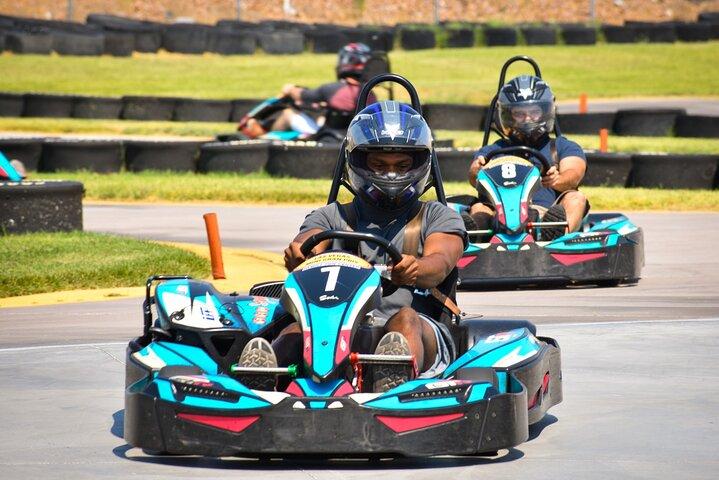 3 Euro High Speed Go Kart Races on the Longest track in Las Vegas