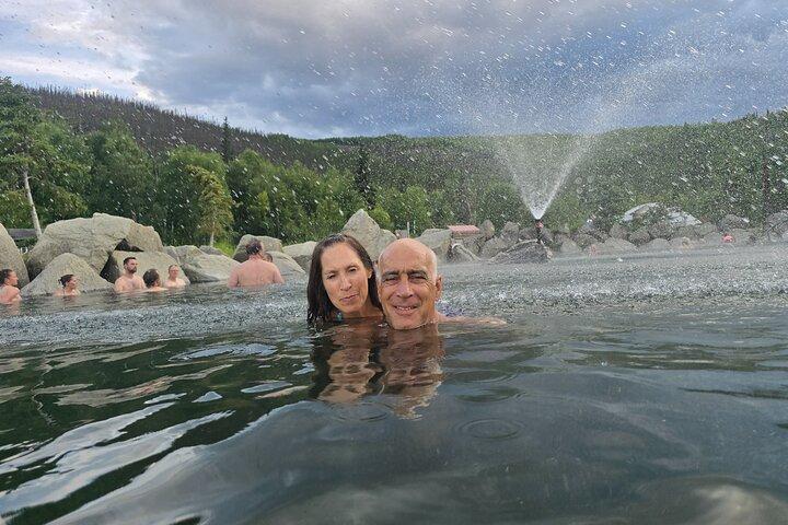 Midnight Sun Magic Chena Hot Springs Soak and Ice Museum Tour