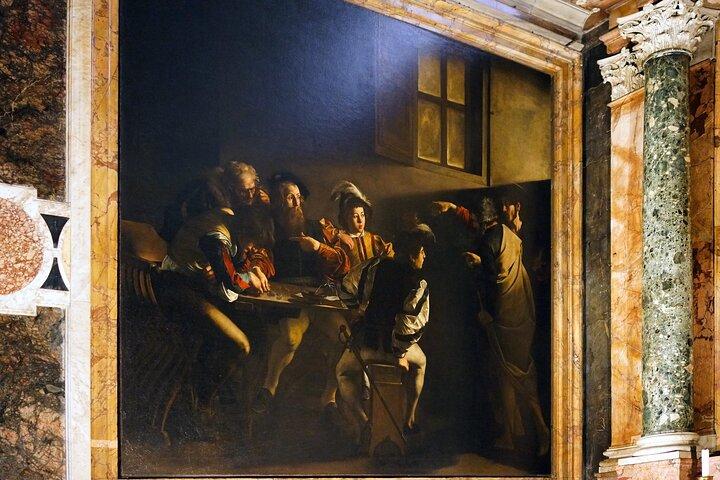 Caravaggio Art Shared Walking Tour in Rome