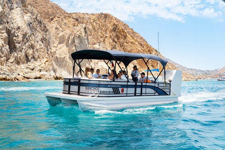 Private Customized Tritoon Boat rental, Snorkeling, Sunset.