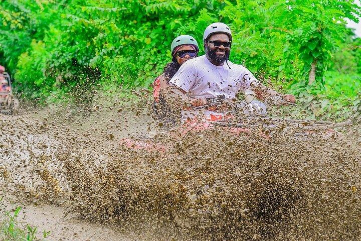4X4 ATV adventure in Punta Cana to the cenote and Macao beach