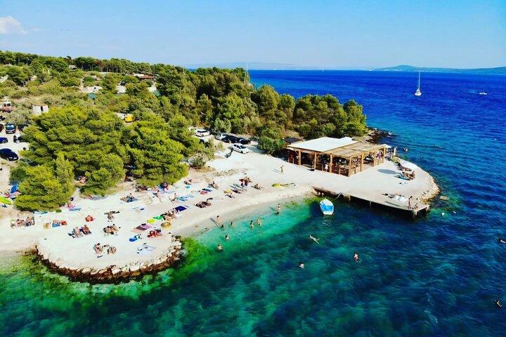 Private boat tour Blue Lagoon and 3 Islands from Trogir or Split