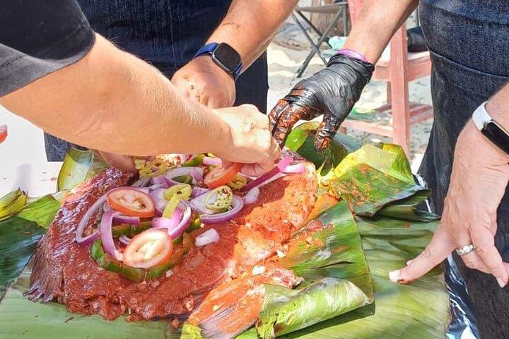 Cancun : Mexican Seafood Barbecue Class with Local Chef