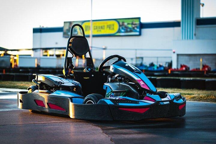 3 Euro High Speed Go Kart Races on the Longest track in Las Vegas