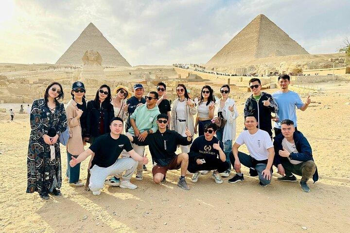 Giza Wonders Pyramids, Sphinx, and Desert Camel Ride