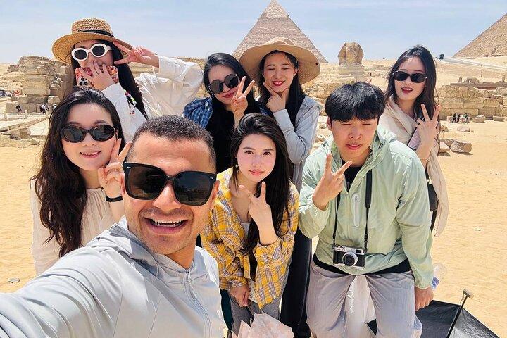 Giza Wonders Pyramids, Sphinx, and Desert Camel Ride
