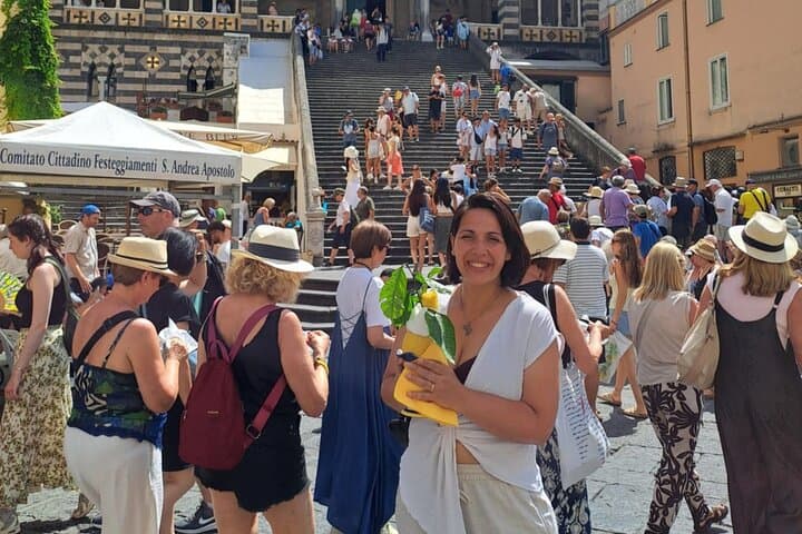 Positano and Amalfi Guided Tour by Sea from Naples