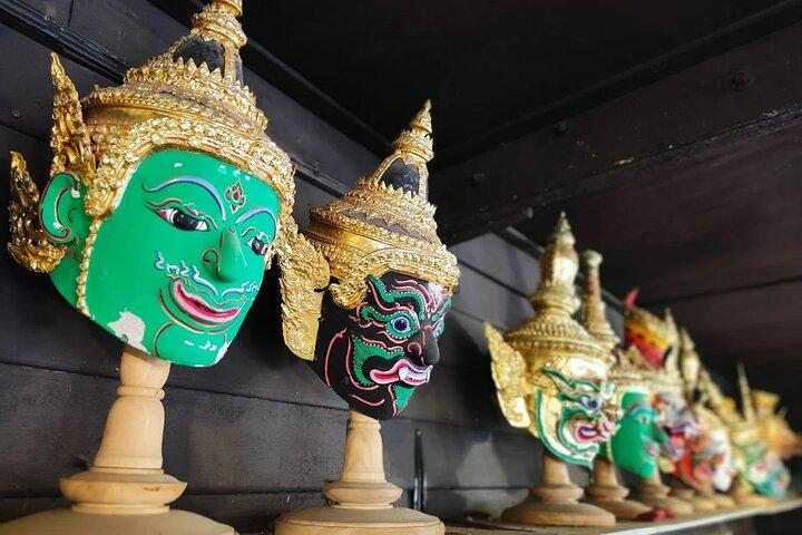 Bangkok Canal Tour Wat Pak Nam, Artist House, Flower Market