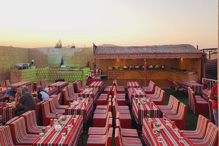 Evening Desert Safari Dubai Dune Bashing Camel Ride and BBQDinner