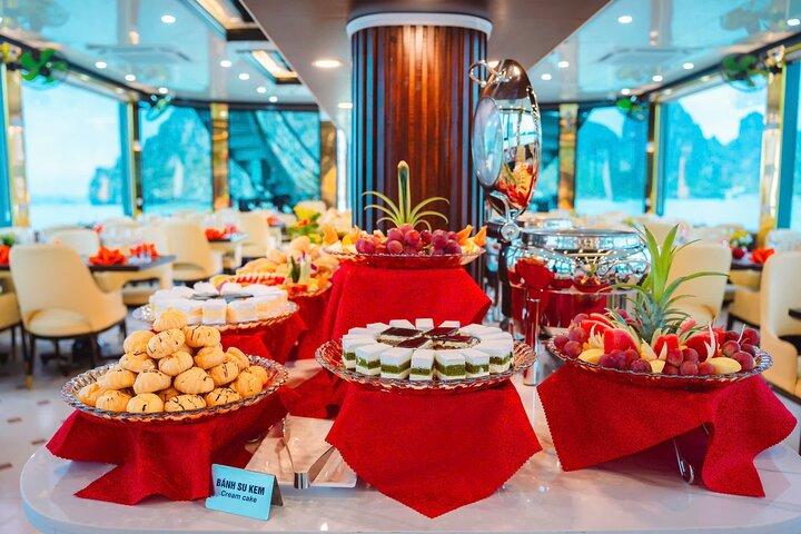 Luxury 1 Day Halong Sky Cruise with Buffet Lunch & Jacuzzi