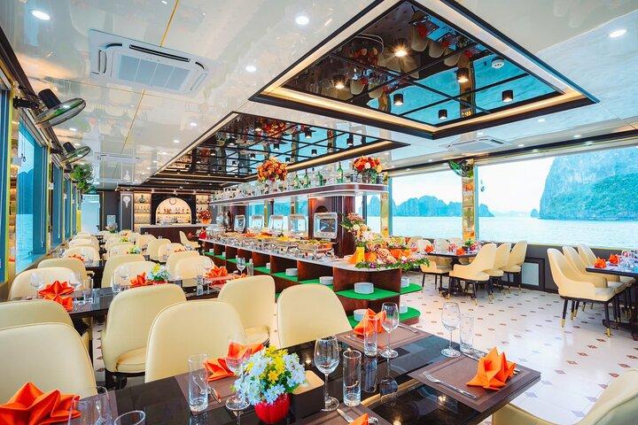 Luxury 1 Day Halong Sky Cruise with Buffet Lunch & Jacuzzi