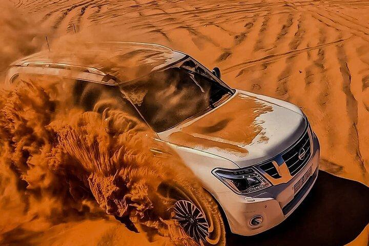 Dubai: Dune Bashing Red Dunes 4x4 Pick & Drop Shows Dinner Camel