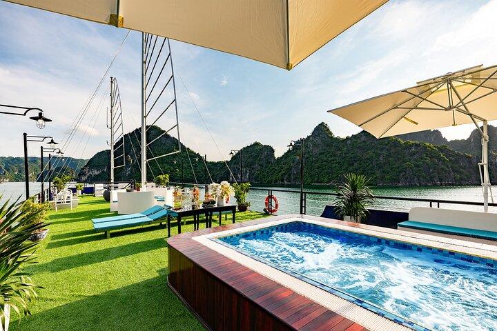 SONATA Halong 5-Star Day Cruise, Buffet, Cave, Kayak, Swimming