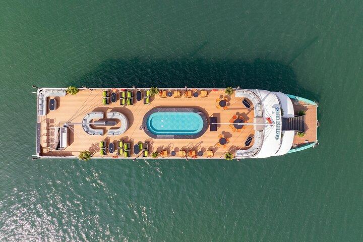 From Hanoi: 5-Star Amethyst Cruise Luxury Day Trip in Halong Bay