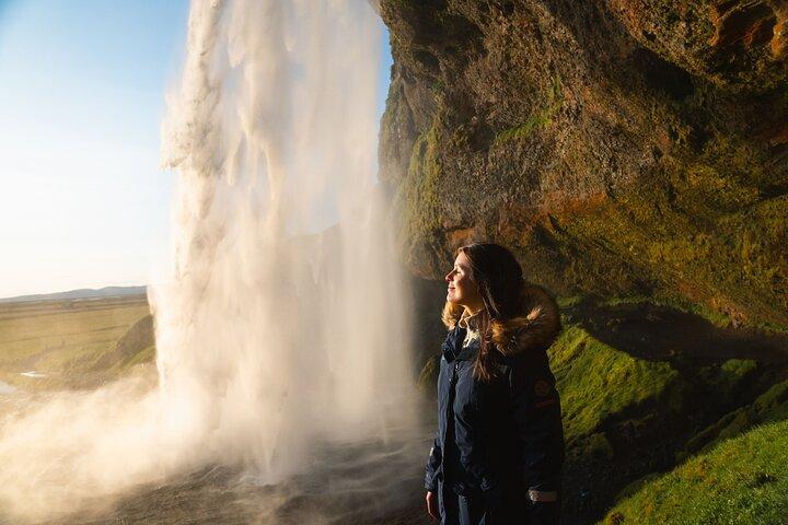 South Coast, Waterfalls and Vík village from Reykjavik