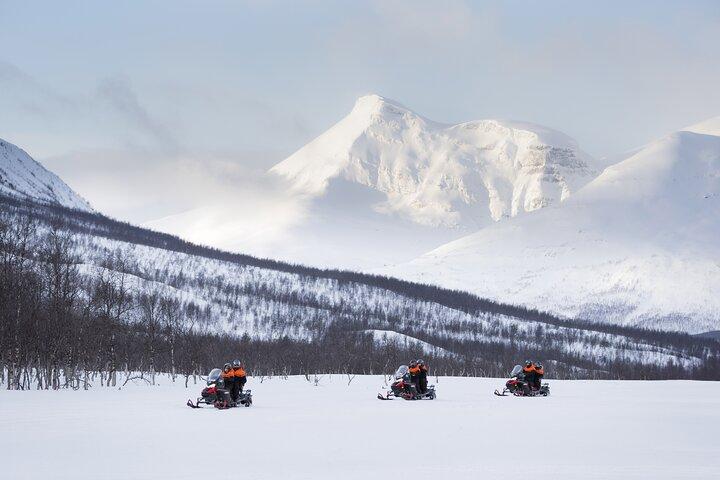 Arctic Combo: Dog Sledding, Snowmobiling & Reindeer Visit