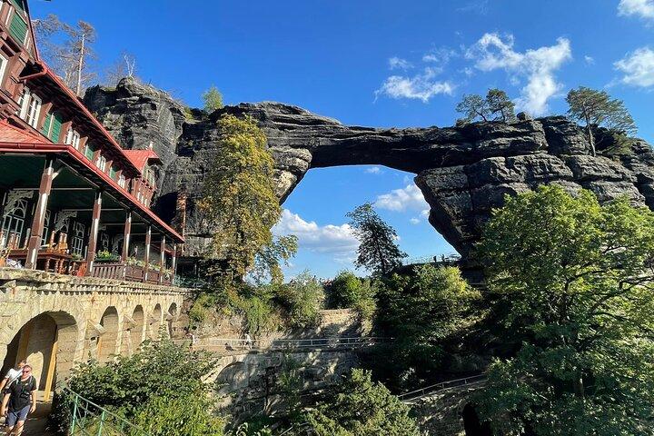 Bastei Bridge, Pravcicka Gate & Narnia Rocks Tour from Prague