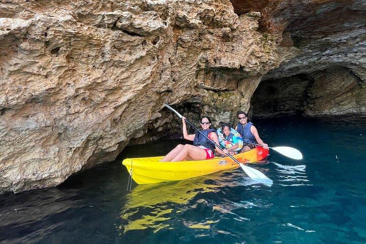 Guided Sea Cave Tour with Kayaking and Snorkeling in Ibiza