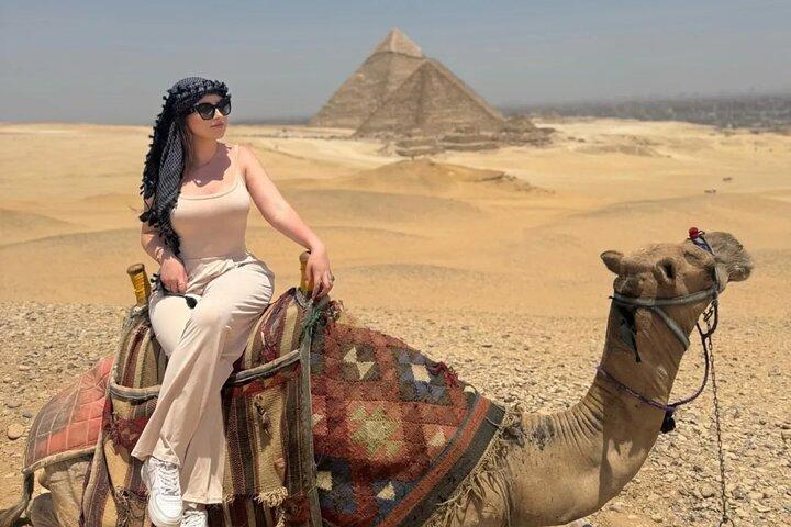 Tour Giza Pyramid Camel Ride ATV and Nile Dinner Cruise