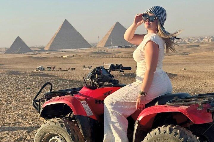 Tour Giza Pyramid Camel Ride ATV and Nile Dinner Cruise