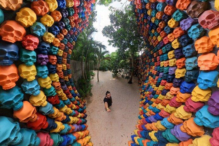 Tulum Instagram Giant Sculpture, Cenote Attik and Azulik Uh May