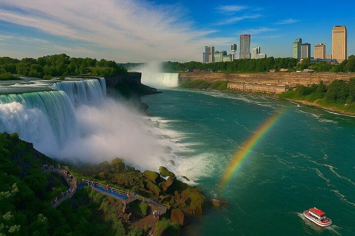 Walking Tour with Boat Cruise & Skylon Tower Panoramic View