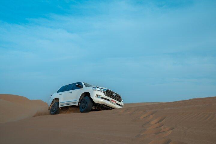 Evening Desert Safari Abu Dhabi with Dune Bashing & BBQ Dinner