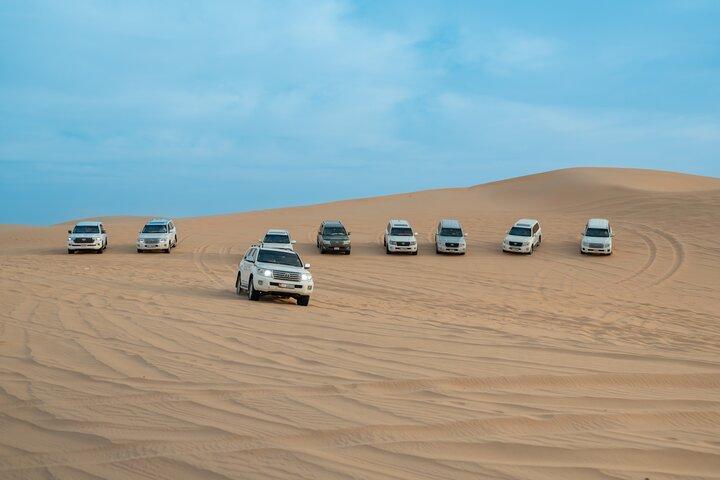 Evening Desert Safari Abu Dhabi with Dune Bashing & BBQ Dinner