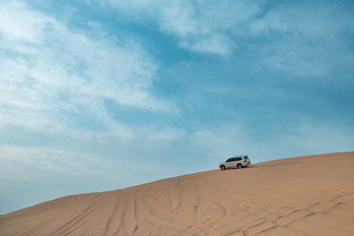 Evening Desert Safari Abu Dhabi with Dune Bashing & BBQ Dinner