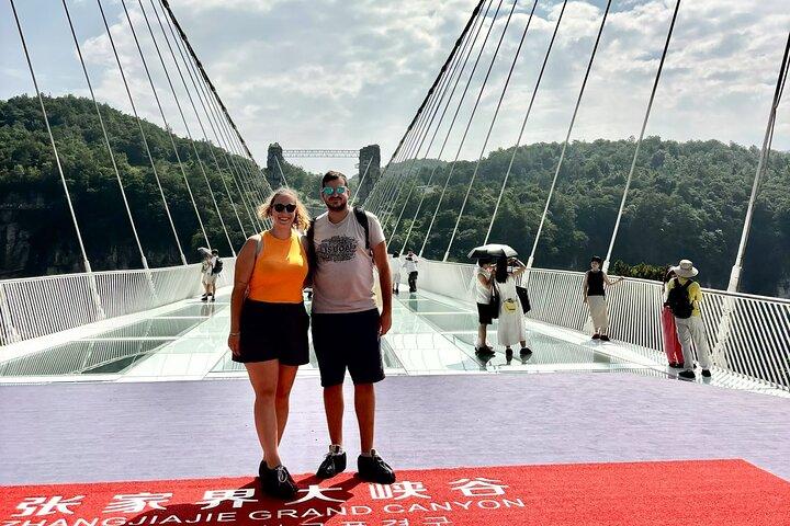 Zhangjiajie to Avatar Mountain and Glass Bridge Private Tour