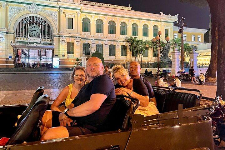 Saigon By Night Open Air Jeep Street Food Tour Experience
