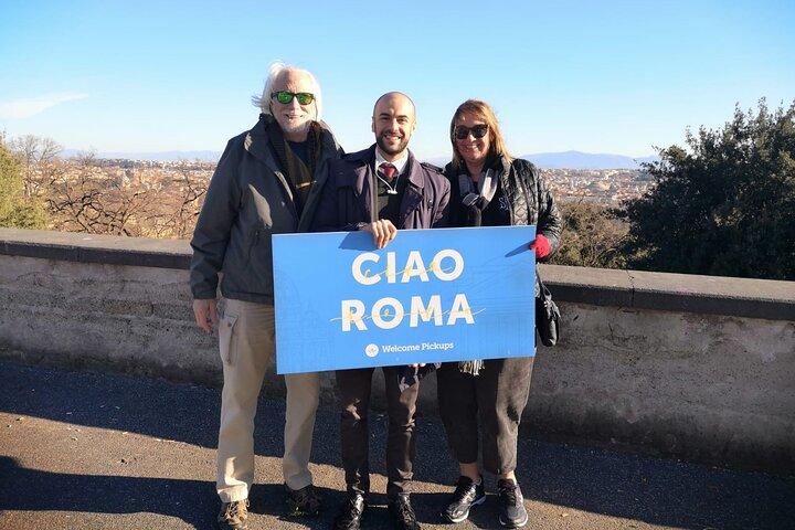 Rome Private Airport Transfer with 1-Hour City Highlights Tour