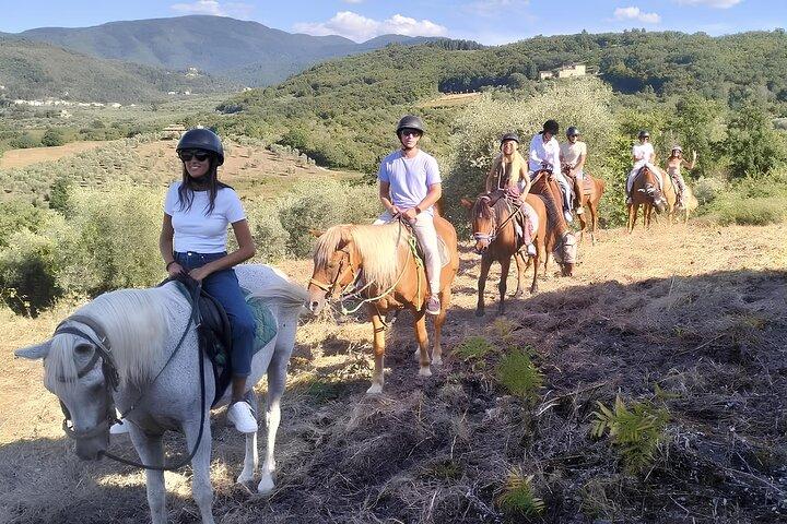 Scenic Tuscan Horseback Ride with Aperitif near Florence