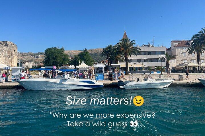 From Trogir & Split: Half Day Speedboat Tour with Blue Lagoon