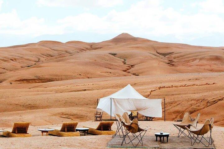 Private Agafay Desert with Quad Biking Camel Ride Dinner And show