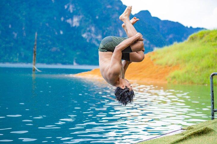 Cheow Lan Lake with Nam Rad Emerald Pool Tour from Khao Lak