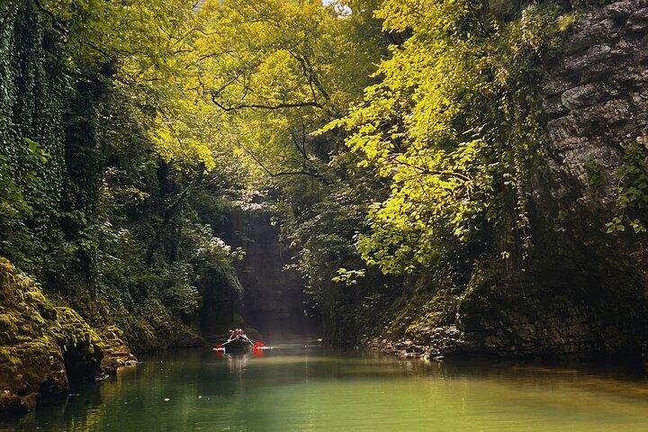 Martvili Canyon and Prometheus Cave Day Adventure Private tour
