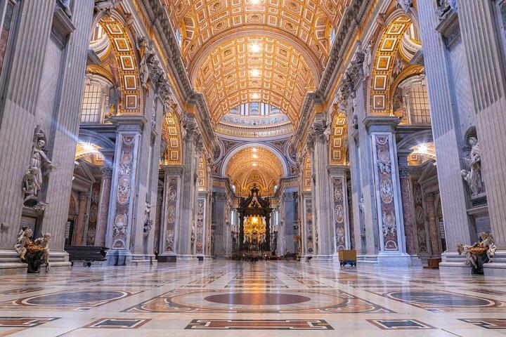 Vatican City St. Peter's Basilica with audio guide