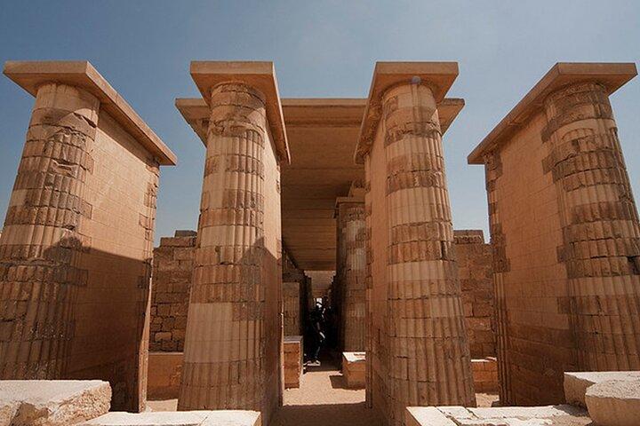 Group Tour to Memphis Sakkara and Dahshur Pyramids
