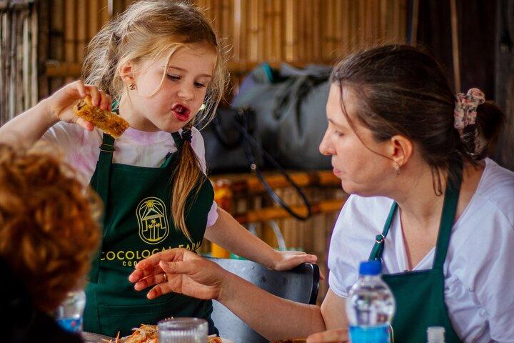 Cocolocal Farm Cooking Class with market tour and basket boat