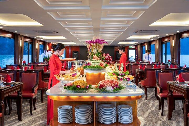 Ha Long Bay Luxury Day Cruise-Buffet Optinal India-Caves&Kayaking